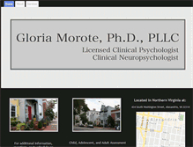 Tablet Screenshot of gloriamorotephd.com